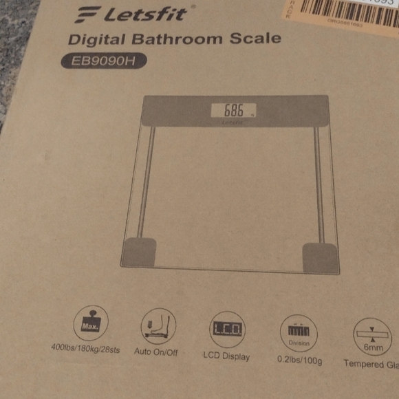🆕 Tempered Glass Digital Scale, 🆕 - Picture 4 of 4